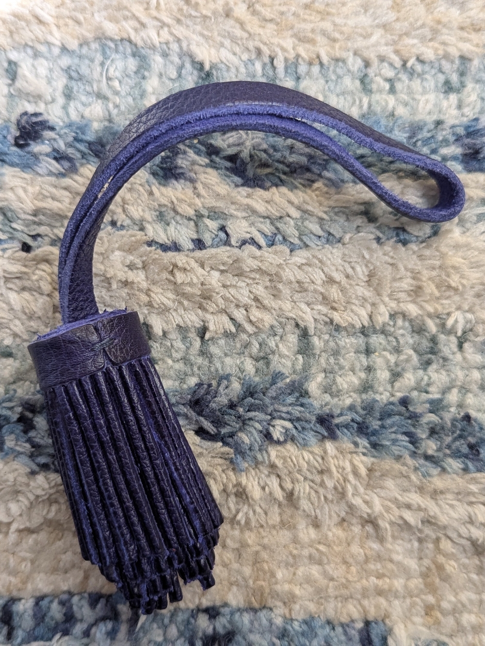 Portland Leather Goods Pom Tassel in Cobalt New w/ Original Packaging - Picture 8 of 10